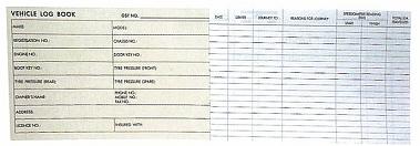 VEHICLE LOG BOOK 40 LIMP 24PG 115X170mm